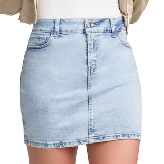 Foto 1 | Mini Falda Mujer Mezclilla Stretch 9871acwa