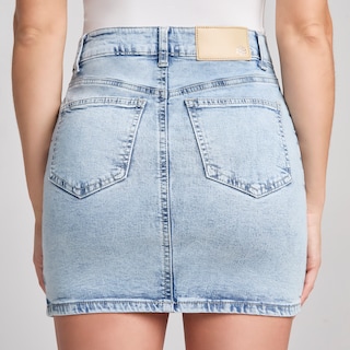 Foto 4 | Mini Falda Mujer Mezclilla Stretch 9871acwa