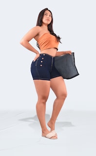 Foto 6 | Short Falda Dama Casual Levanta Pompa Excelente Calidad Sea Brazil