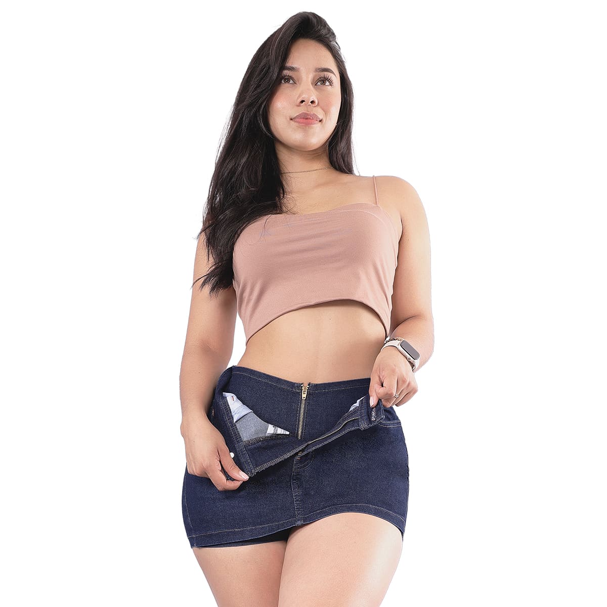 Foto 7 pulgar | Short Falda Dama Casual Levanta Pompa Excelente Calidad Sea Brazil