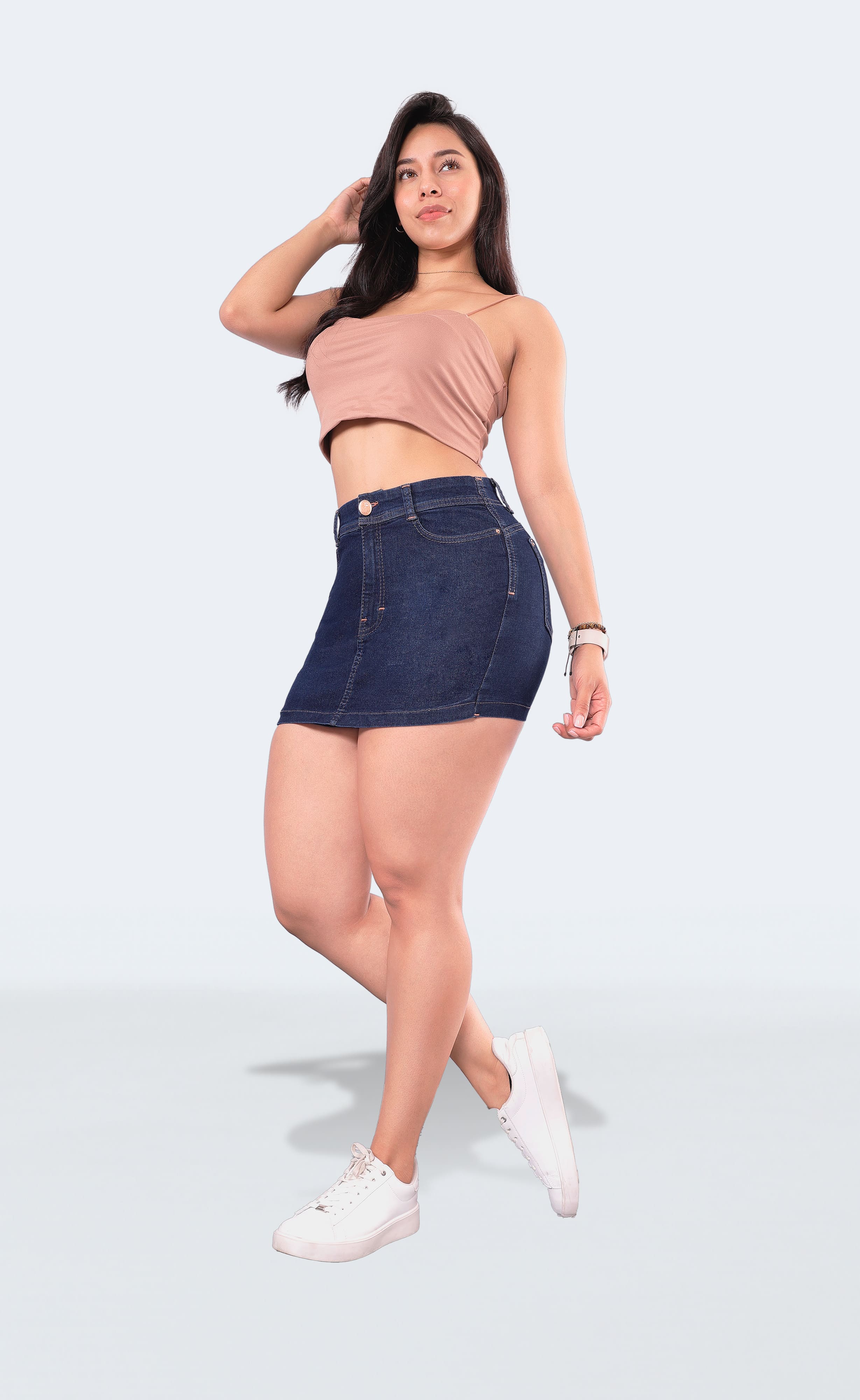 Foto 8 pulgar | Short Falda Dama Casual Levanta Pompa Excelente Calidad Sea Brazil