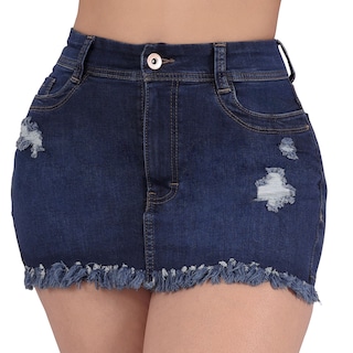 Foto 1 | Falda Corta Short Falda Dama Casual Mini Falda Demin Mezclilla Sea Brazil