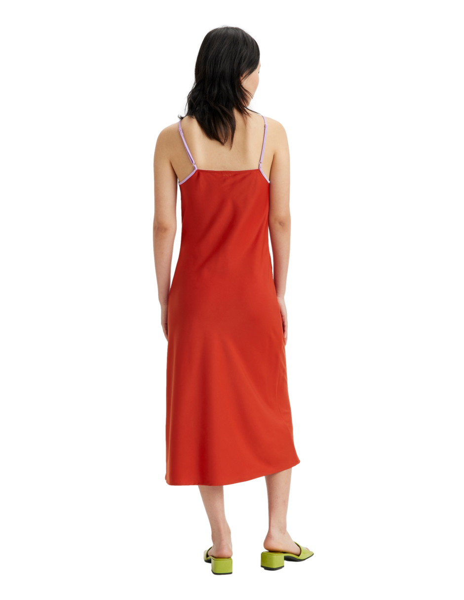 Foto 4 pulgar | Vestido Levi's Myah Slip Rojo