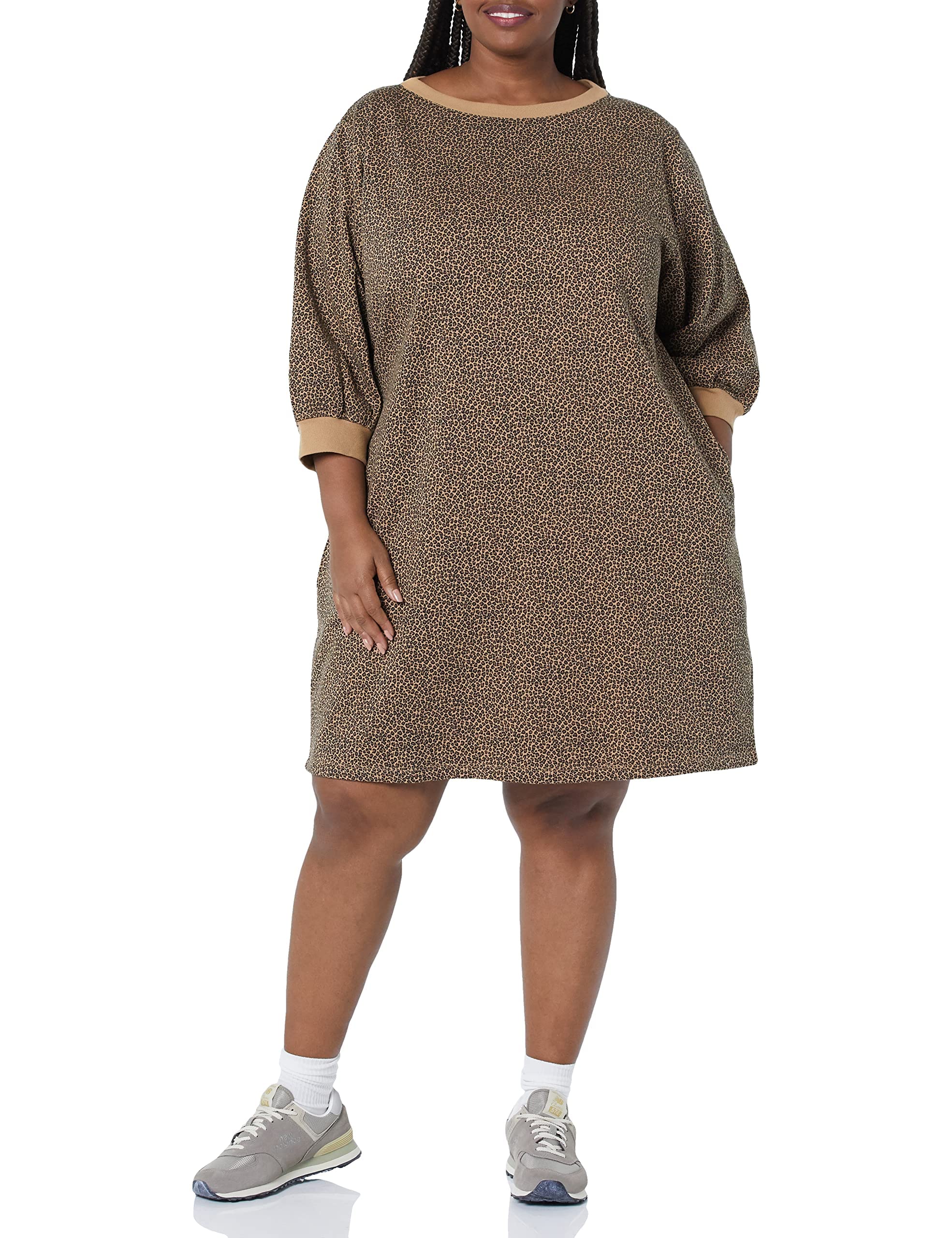 Foto 4 pulgar | Vestido Tipo Sudadera Amazon Essentials Forro Polar con Manga Blusón para Mujer - Venta Internacional
