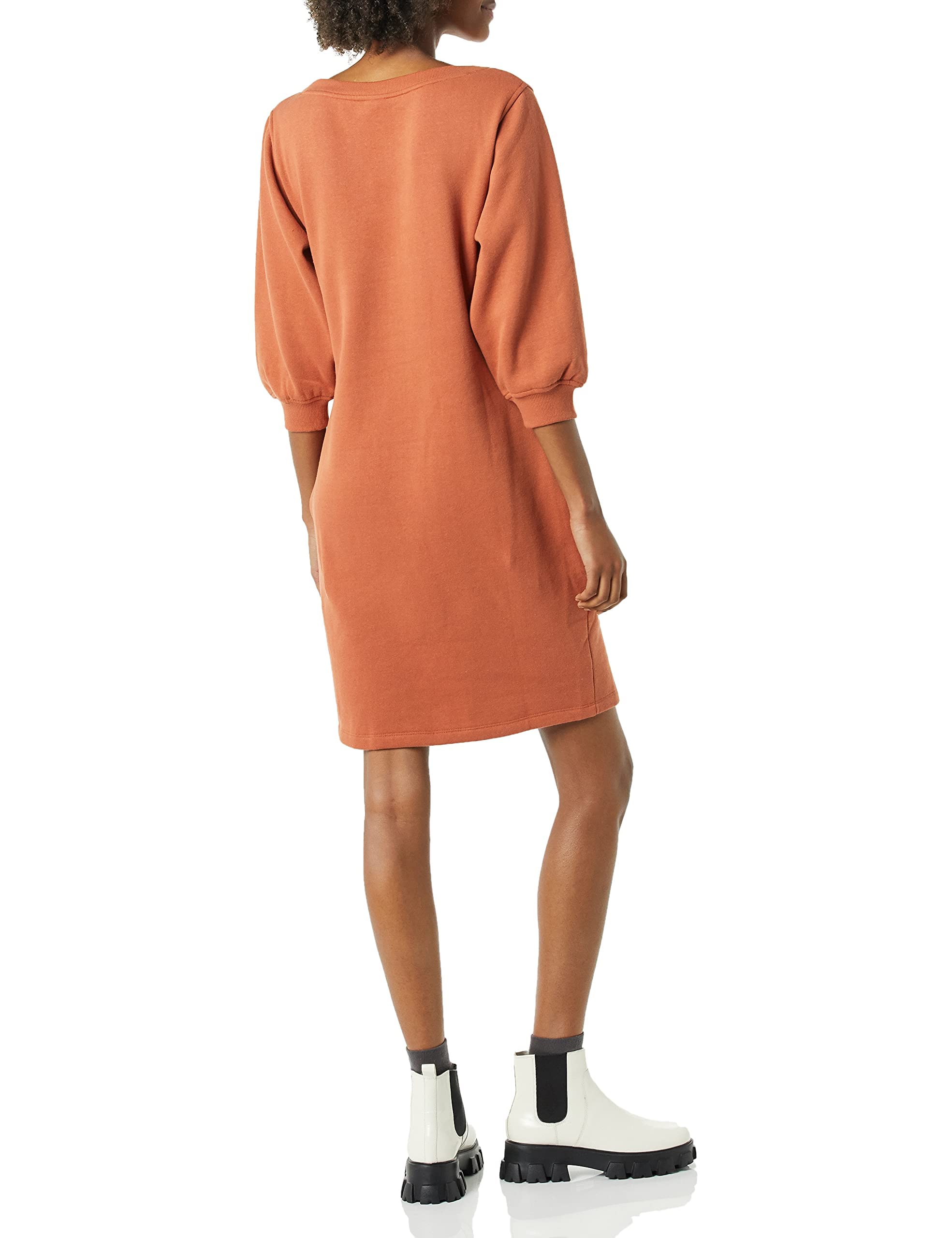 Foto 3 pulgar | Vestido Tipo Sudadera Amazon Essentials De Forro Polar Con Manga Blusón Para Mujer - Venta Internacional.