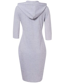 Foto 3 | Vestido Missky Gris Manga 3/4 para Mujer - Venta Internacional