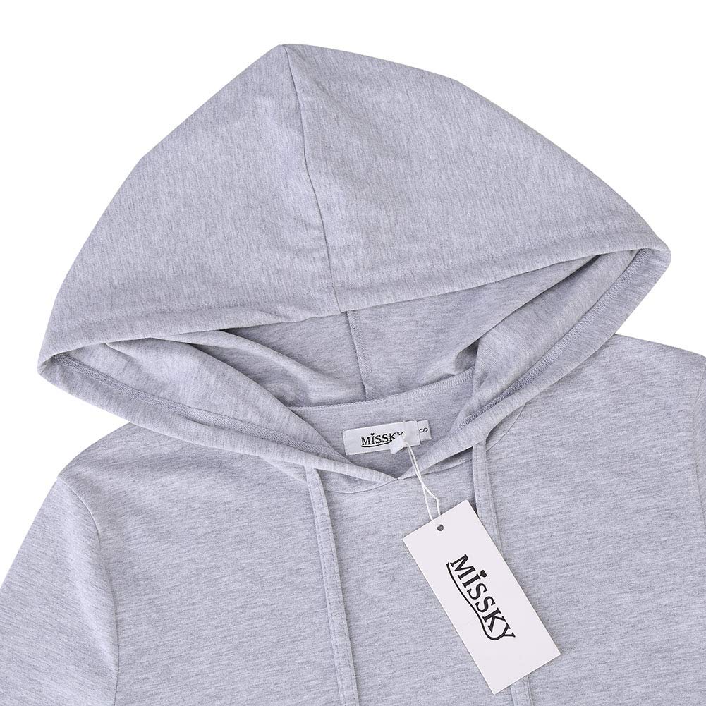 Foto 5 pulgar | Vestido Missky Gris Manga 3/4 para Mujer - Venta Internacional
