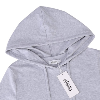 Foto 4 | Vestido Missky Gris Manga 3/4 para Mujer - Venta Internacional