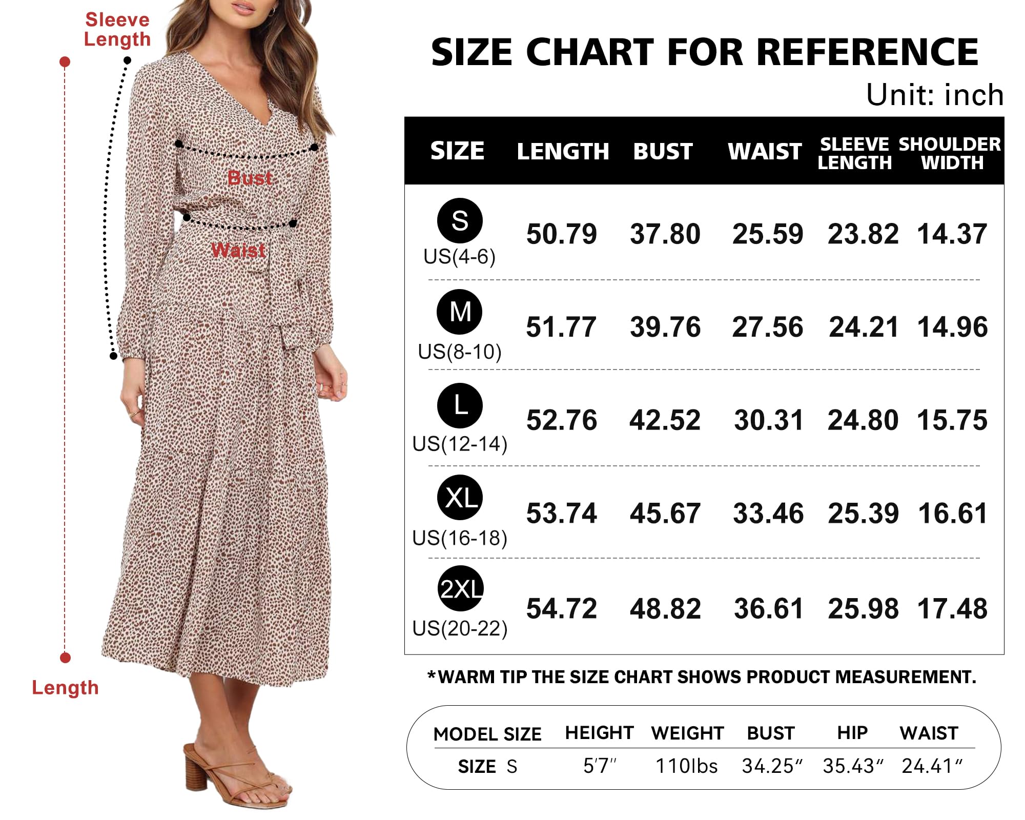 Foto 7 pulgar | Vestido Largo Prettygarden Con Estampado Floral Y Cuello En V Para Mujer - Venta Internacional.