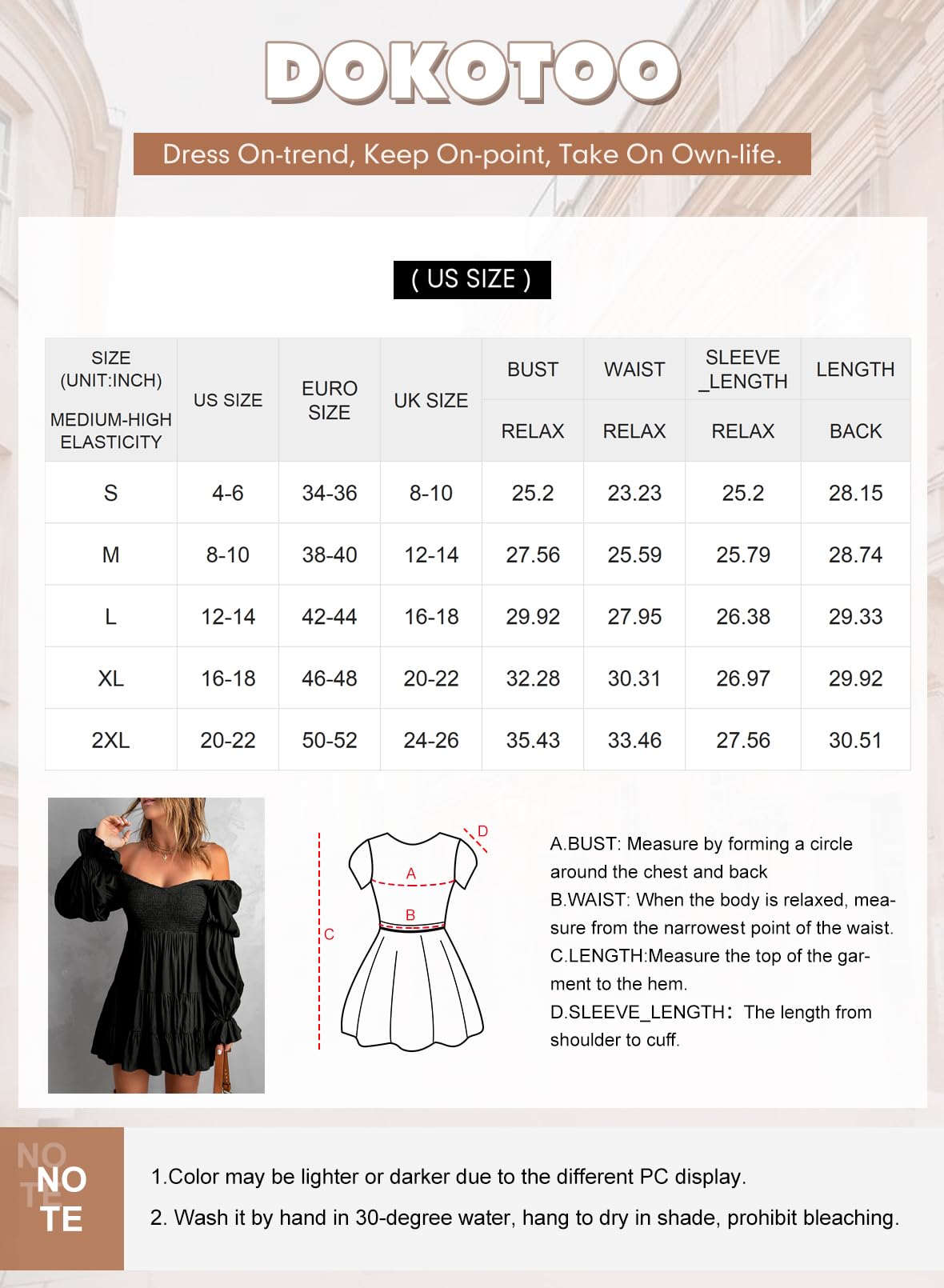 Foto 7 pulgar | Vestido Dokotoo Para Mujer Con Hombros Descubiertos, Cuello En V, Manga Larga, Verde - Venta Internacional.