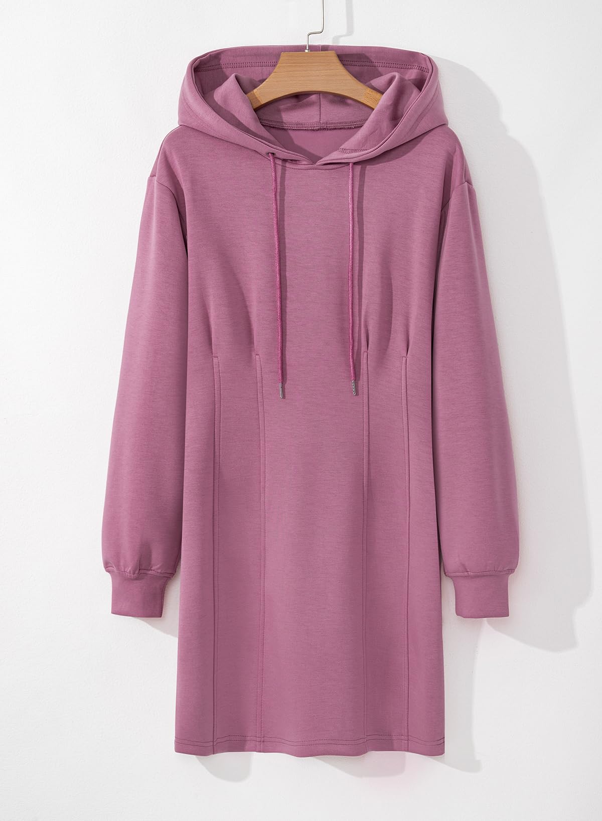 Foto 8 pulgar | Vestido Tipo Sudadera Alvaq 2024 Winter Para Mujer Rosa Talla L - Venta Internacional.