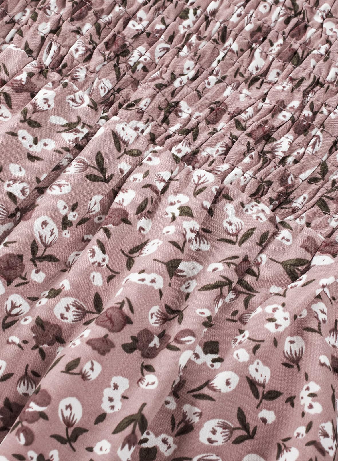 Foto 7 pulgar | Vestido De Verano Dokotoo Con Estampado Floral Y Hombros Descubiertos Para Mujer - Venta Internacional.