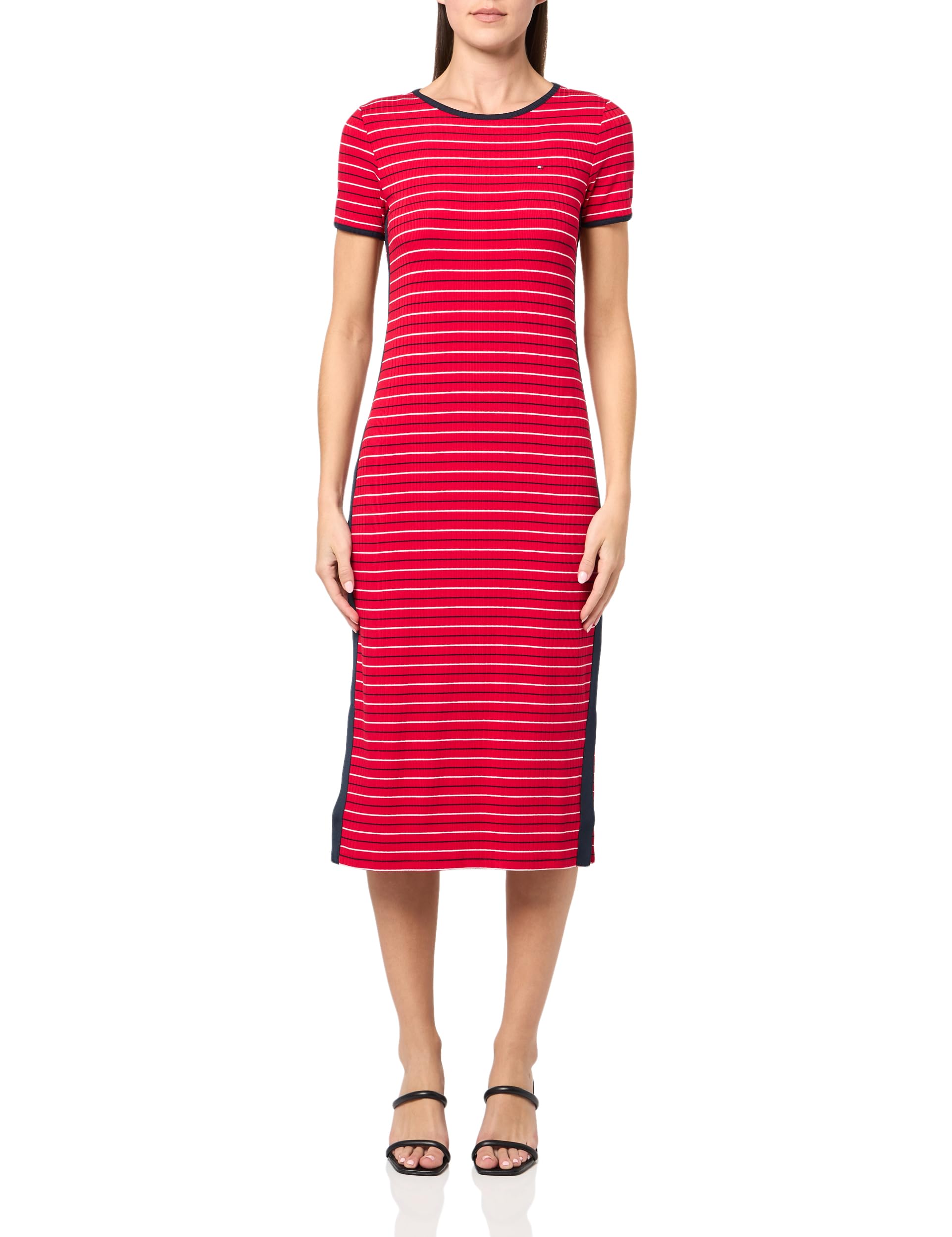 Foto 2 pulgar | Vestido Tommy Hilfiger Soft Everyday Sport Scarlet Multi Mujer - Venta Internacional.