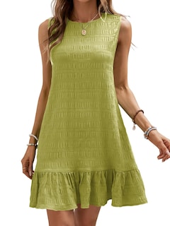 Foto 1 | Vestido Soly Hux Para Mujer, Dobladillo Con Volantes, Sin Mangas, Sin Mangas, Sin Mangas, Verano - Venta Internacional.