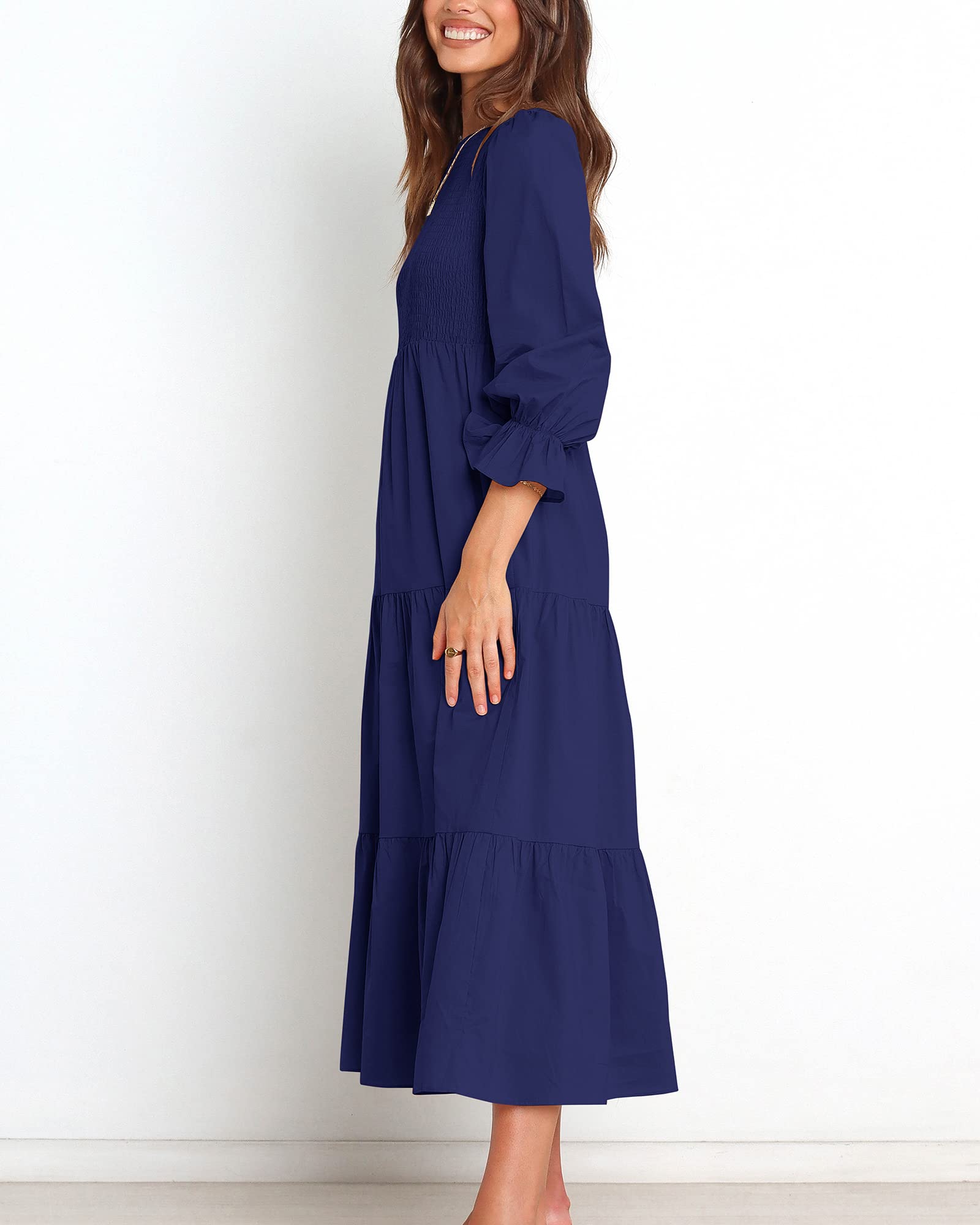 Foto 4 pulgar | Vestido BTFBM Casual Manga Larga para Mujer - Venta Internacional