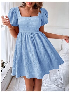 Foto 3 | Vestido Soly Hux Azul Claro pra Mujer - Venta Internacional