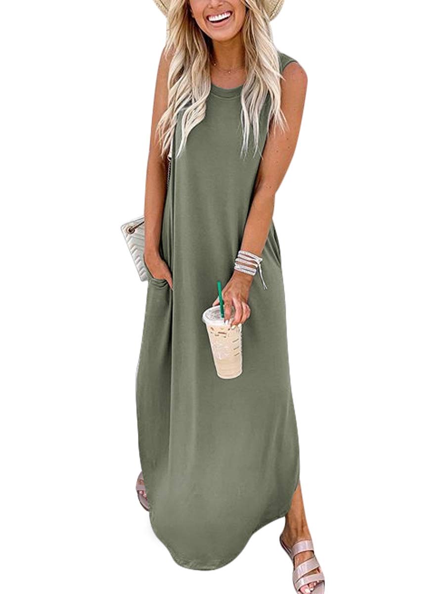 Foto 2 pulgar | Vestido Anrabess Casual Holgado sin Mangas - Venta Internacional