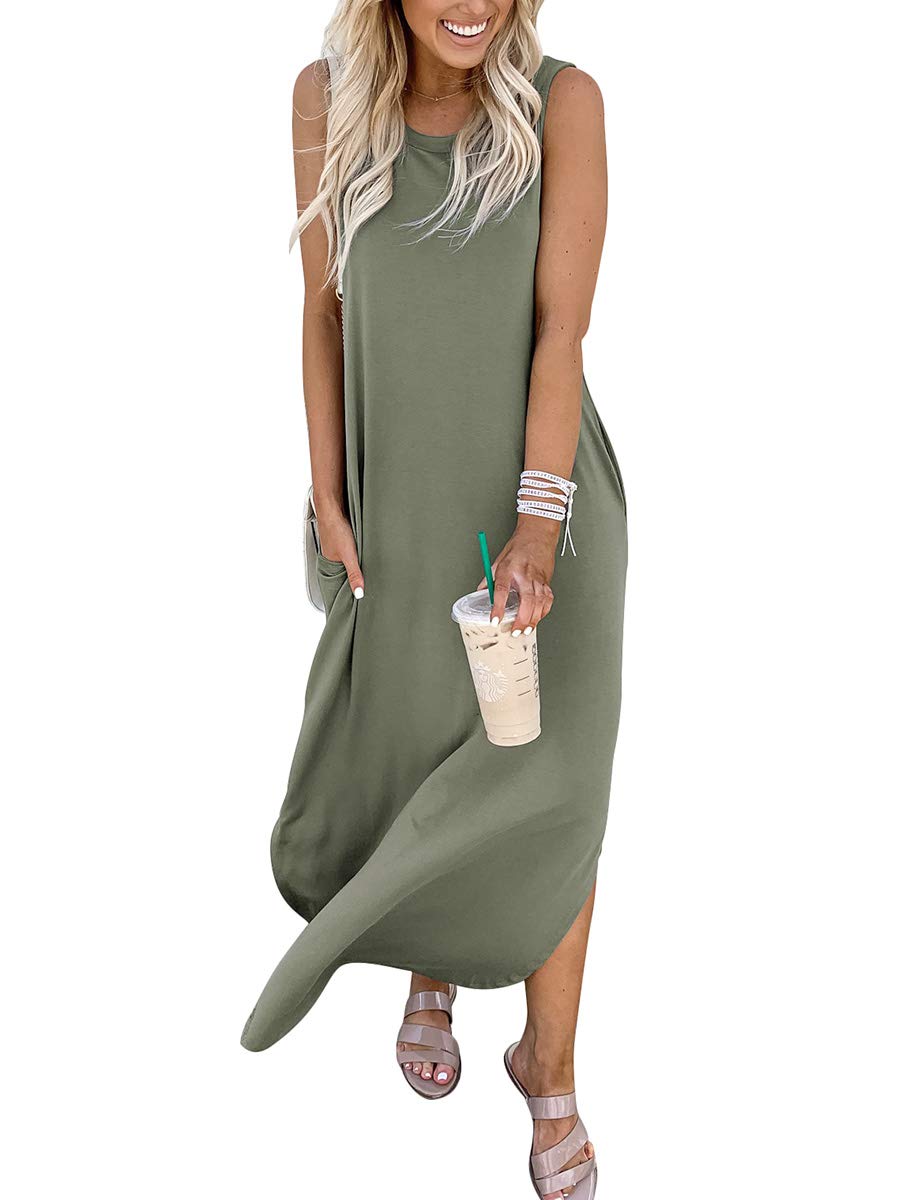 Foto 3 pulgar | Vestido Anrabess Casual Holgado sin Mangas - Venta Internacional
