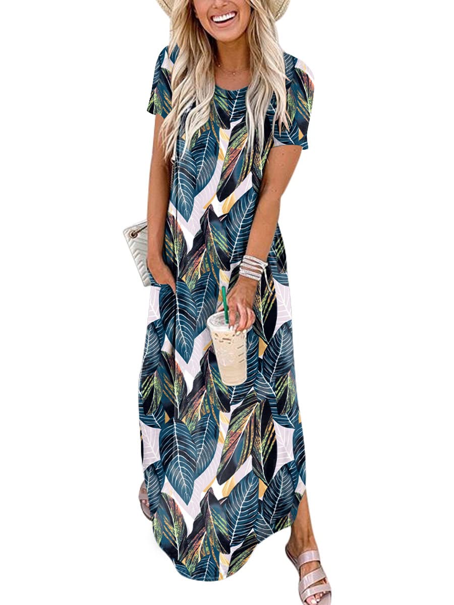 Foto 2 pulgar | Vestido Anrabess Casual Holgado Maxi Beach - Venta Internacional