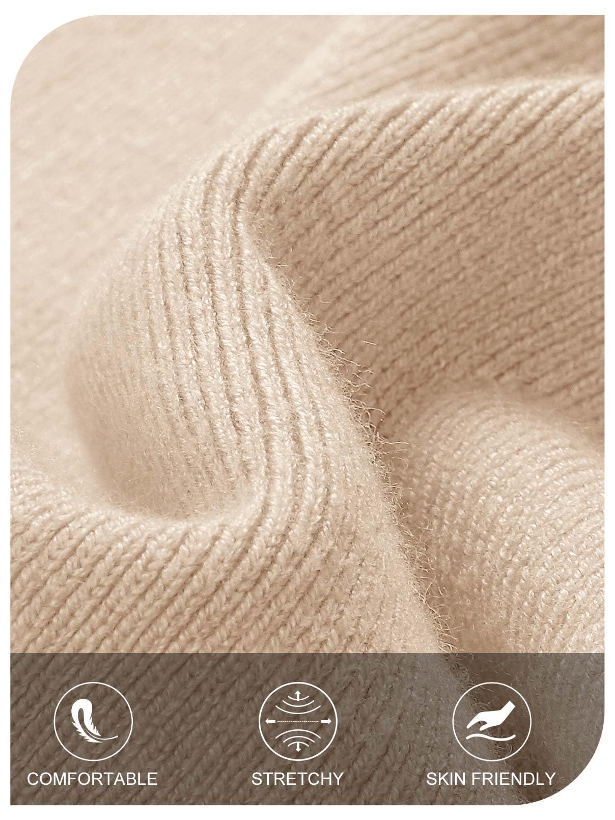 Foto 6 pulgar | Vestido Tipo Jersey Merokeety con Hombros Descubiertos color Albaricoque - Venta Internacional