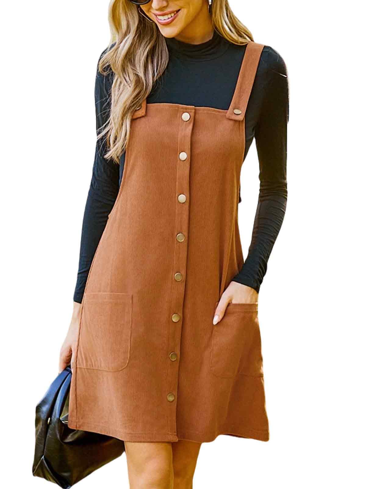 Foto 2 pulgar | Vestido Casual Cupshe Cuello Cuadrado Con Botones En La Parte Delantera De Poliéster Naranja - Venta Internacional.