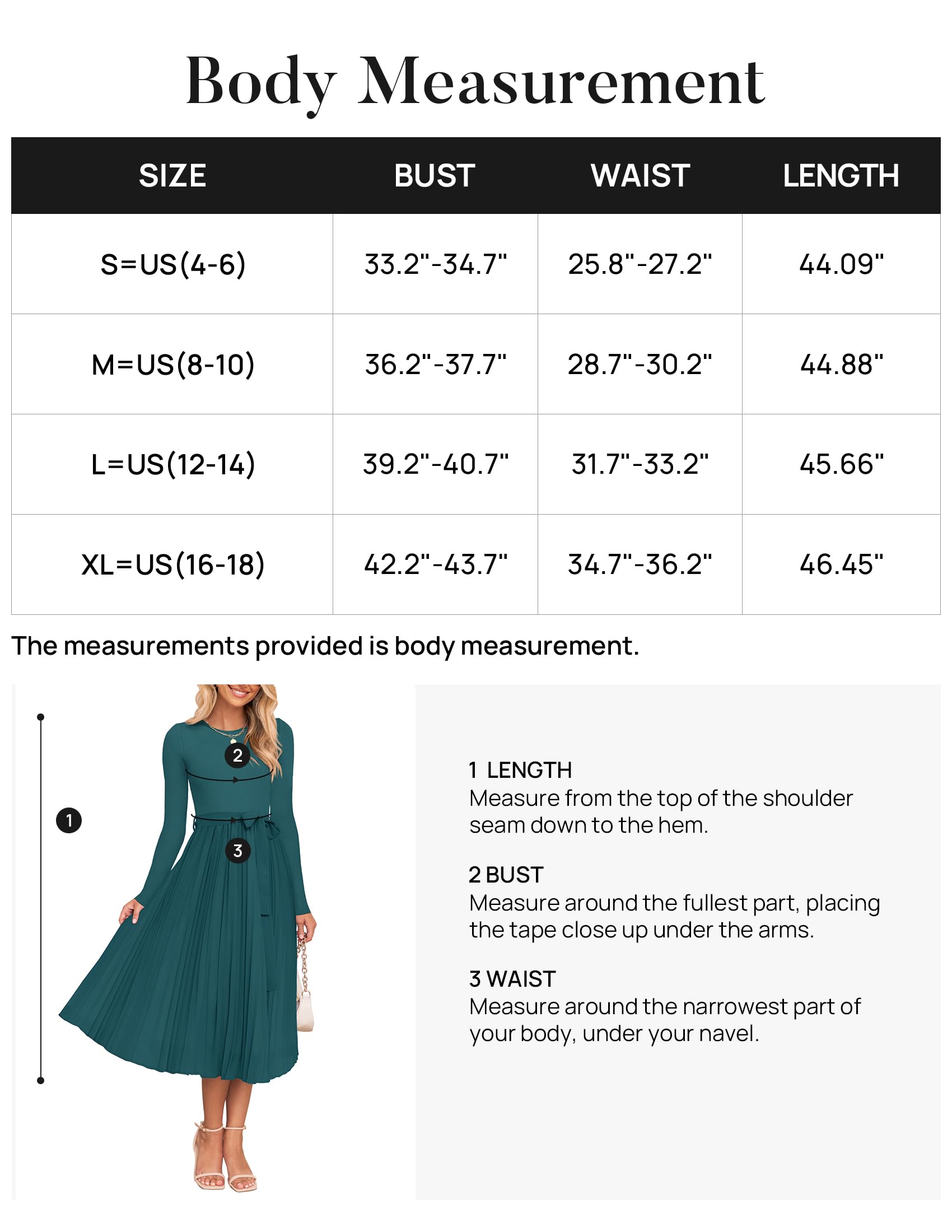 Foto 7 pulgar | Vestido Midi Zesica Para Mujer, Manga Larga, De Otoño, Punto, Verde Azulado - Venta Internacional.