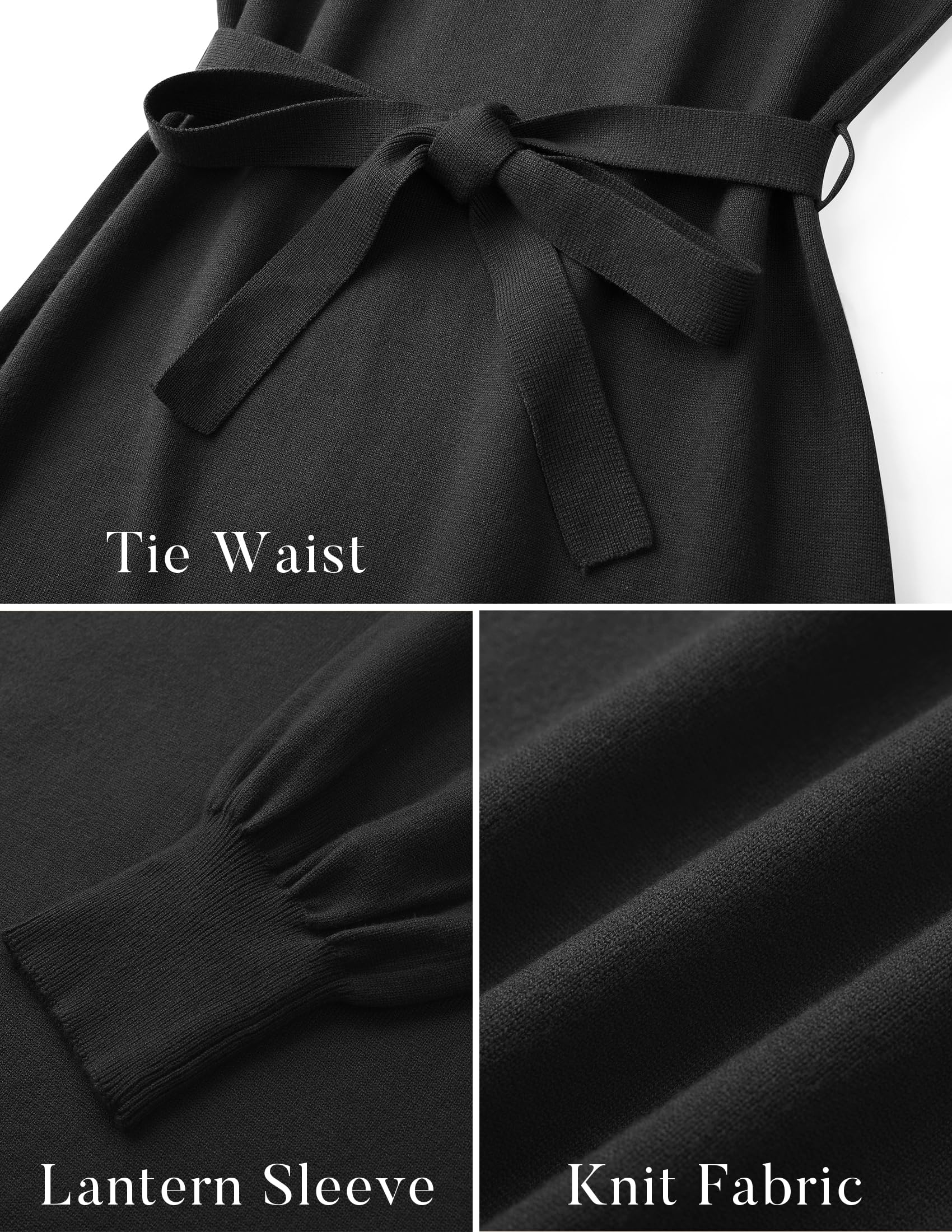 Foto 5 | Vestido Tipo Suéter Mirol 2025 De Otoño Para Mujer, Cuello Redondo, Manga Larga - Venta Internacional.