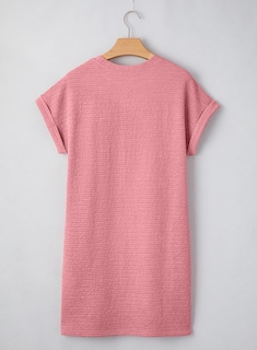 Foto 7 | Vestido De Verano Evaless 2025 Fashion De Manga Corta Con Bolsillos - Venta Internacional.