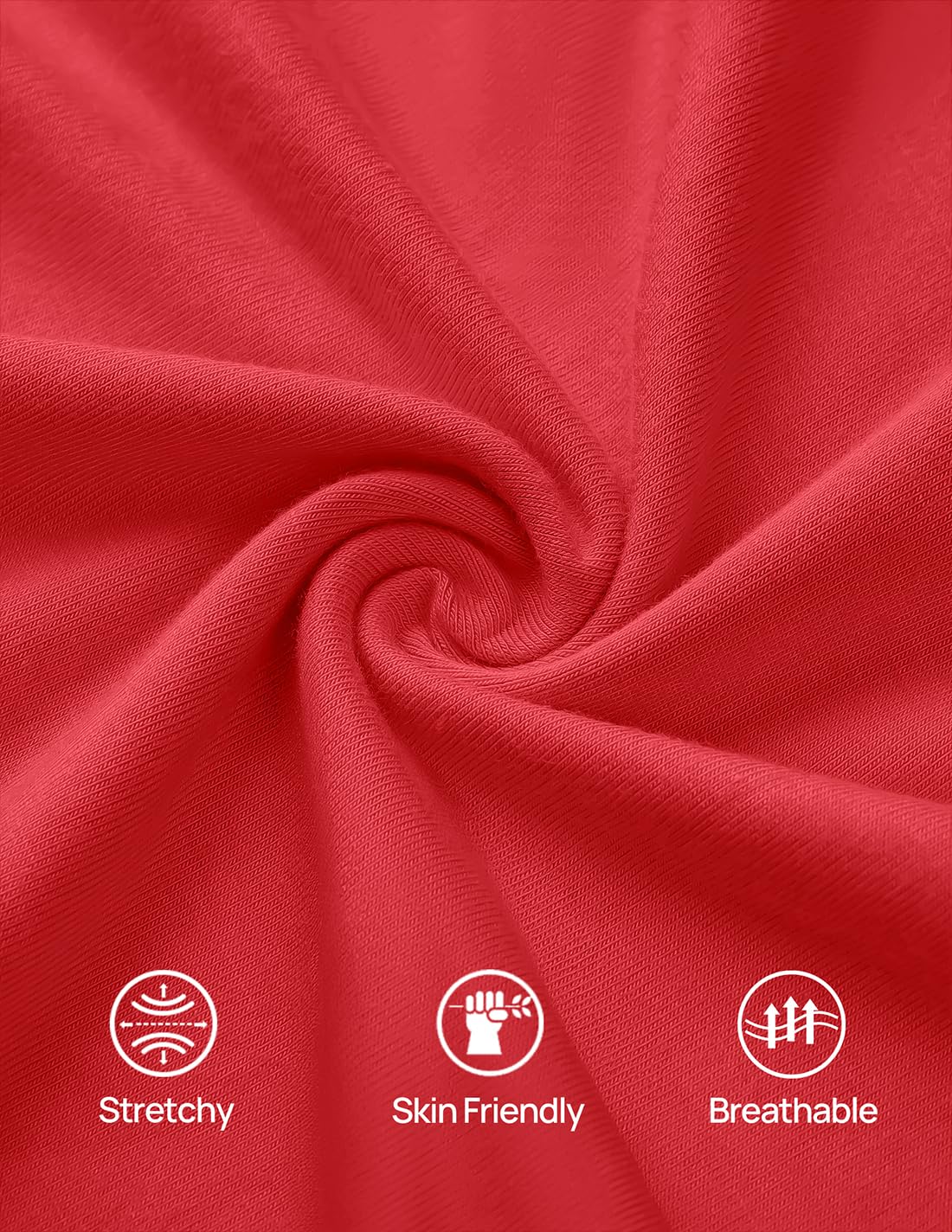Foto 7 | Vestido Largo Zesica 2025 Sin Mangas Con Cuello Redondo Y Bolsillos - Rojo - Venta Internacional.