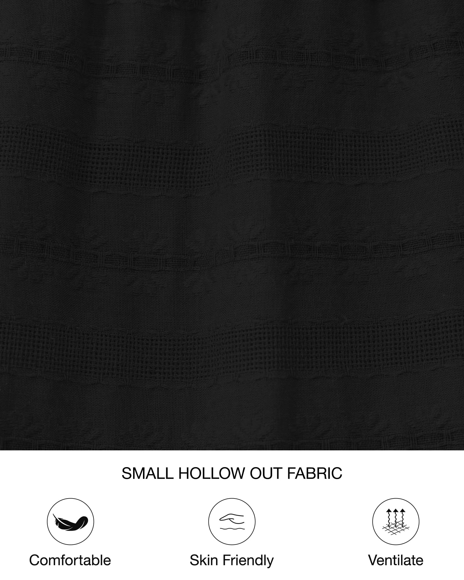 Foto 5 | Vestido Casual Btfbm Para Mujer, Verano 2025, Cuello En V Y Cintura Elástica - Venta Internacional.
