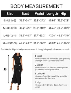 Foto 7 | Vestido Ajustado Zesica 2025 De Verano Para Mujer, Elegante, Negro, Talla L - Venta Internacional.