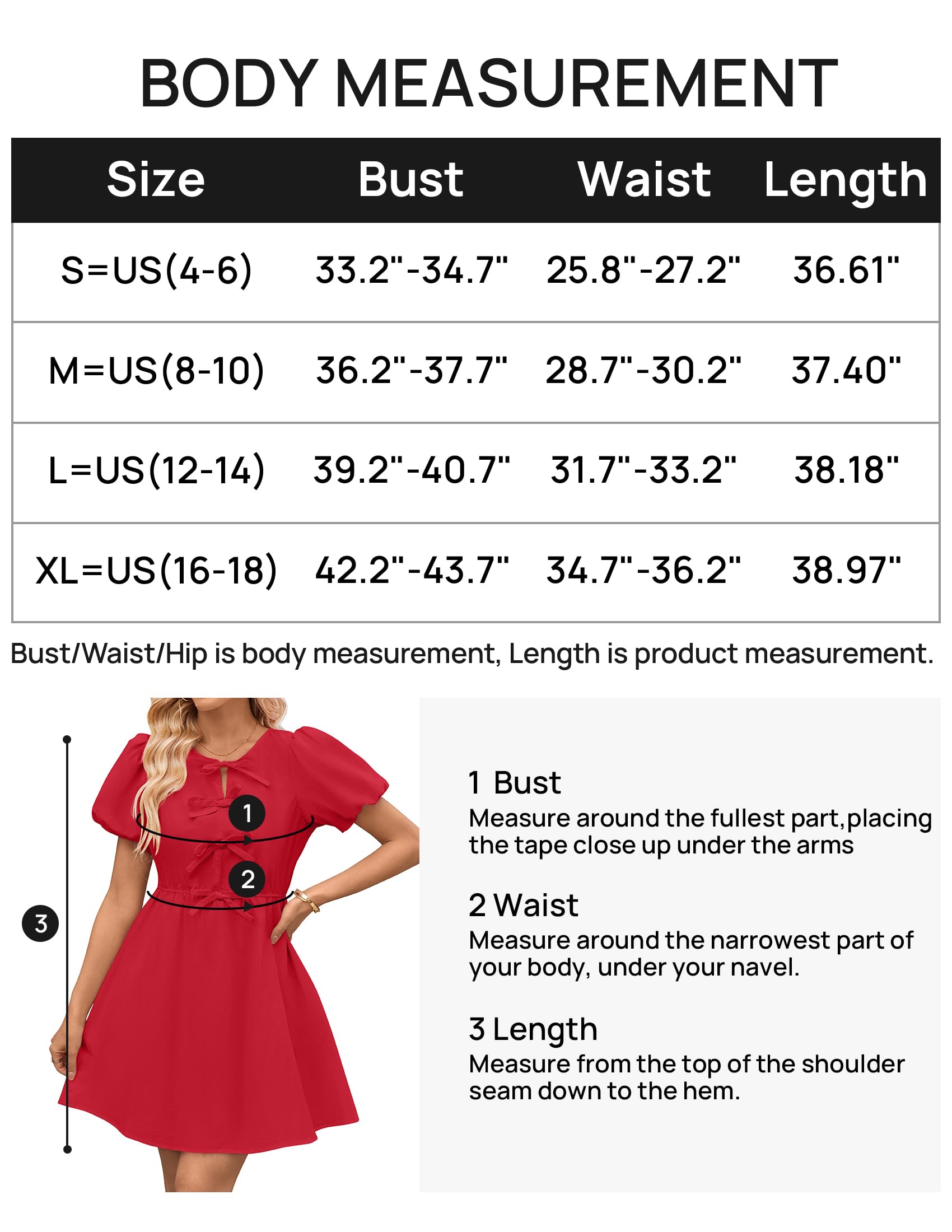Foto 7 pulgar | Vestido Zesica De Verano De Manga Corta Con Lazo En La Parte Delantera Mini Rojo Para Mujer - Venta Internacional.