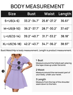 Foto 6 | Vestido Zesica De Verano De Manga Corta Con Lazo En La Parte Delantera Y Volantes Plisados - Venta Internacional.