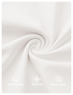 Foto 7 | Vestido Largo Zesica Summer Con Hombros Descubiertos, Sin Mangas, Blanco, Xl - Venta Internacional.