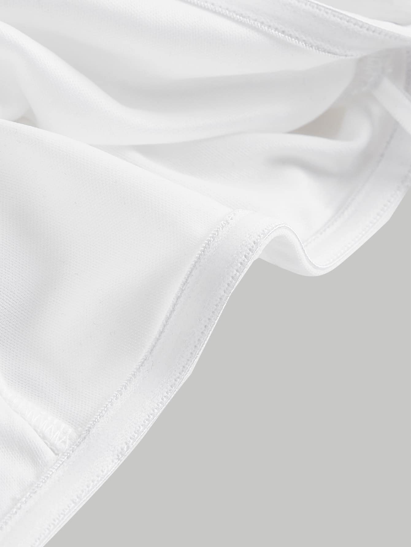 Foto 5 pulgar | Vestido Wdirara Con Hombros Descubiertos, Malla Fruncida, Color Blanco, Talla Xs, Para Mujer - Venta Internacional.