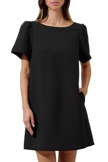 Foto 2 | Vestido Kedera De Verano De Manga Corta Con Lazo Liso En La Espalda Con Bolsillos - Venta Internacional.