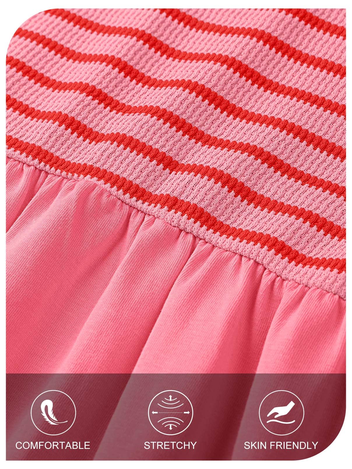 Foto 6 pulgar | Vestido a Rayas de Verano Sundress Merokeety - Venta Internacional