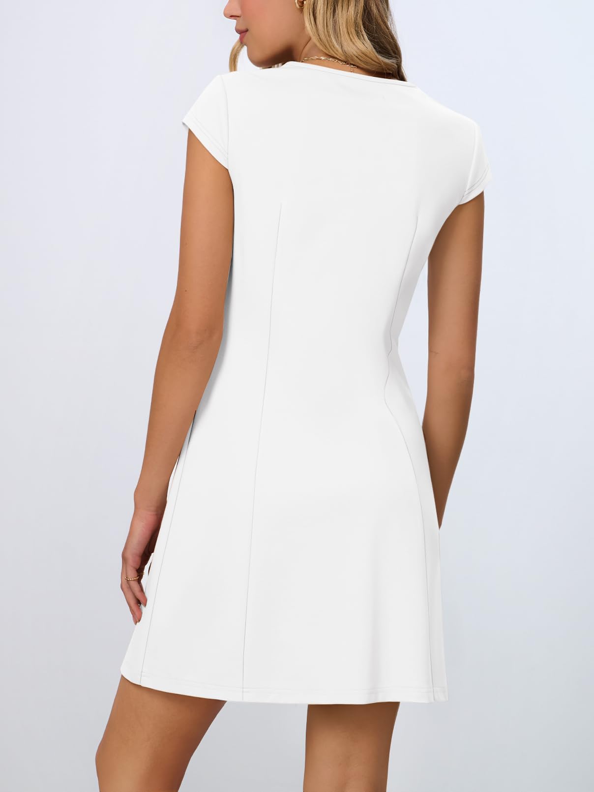 Foto 5 pulgar | Vestido Merokeety Beige para Mujer - Venta Internacional