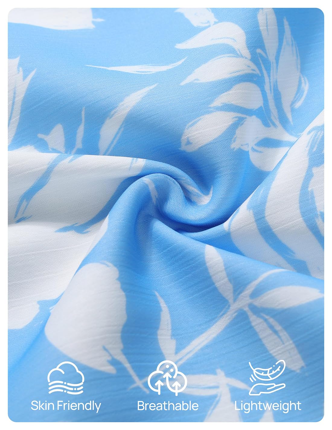Foto 7 pulgar | Vestido Zesica Para Mujer 2025, Estampado Floral, Cuello En V, Midi, Azul - Venta Internacional.