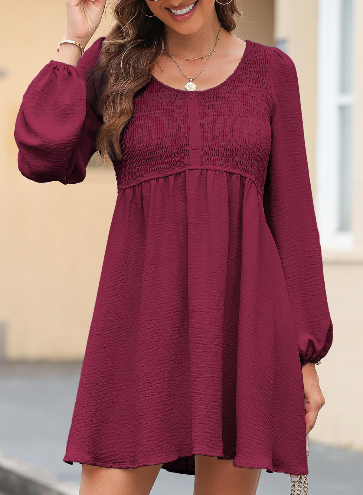 Foto 5 pulgar | Vestido Dokotoo 2025 De Primavera Casual De Manga Larga Para Mujer - Venta Internacional.