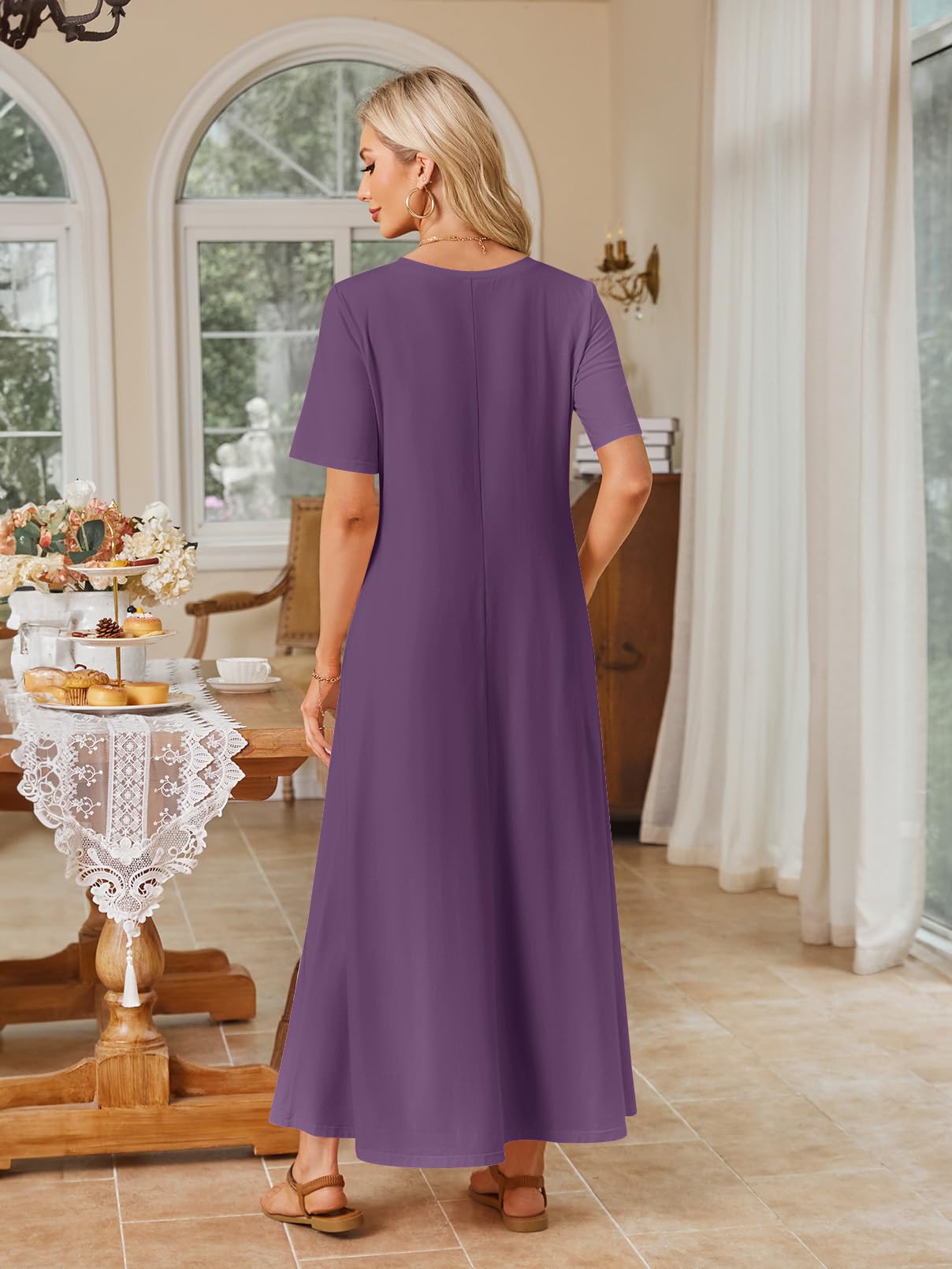 Foto 3 | Vestido Merokeety para Mujer-Venta Internacional