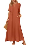 Vestido Largo Merokeety Para Mujer 2025 Primavera-verano Caramel - Venta Internacional.
