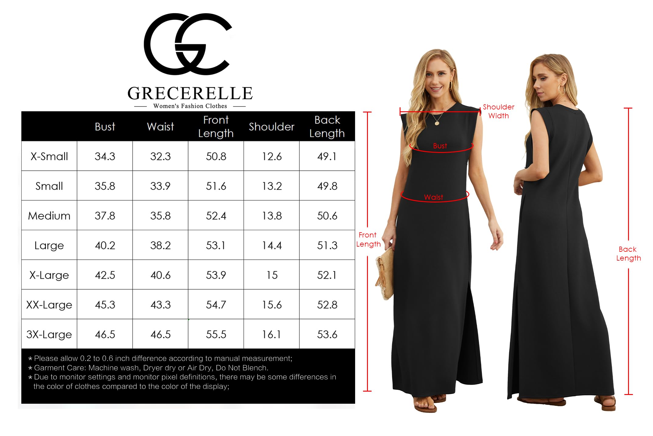 Foto 8 pulgar | Vestido Largo Grecerelle Para Mujer, Casual, De Verano, Verde Oscuro - Venta Internacional.