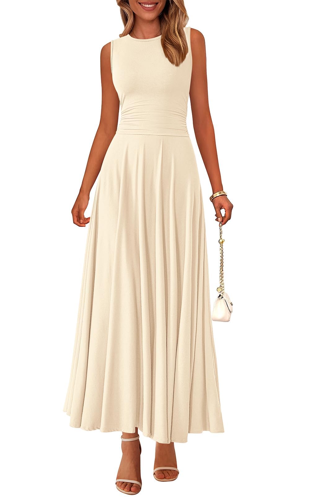 Foto 2 pulgar | Vestido Prettygarden Para Mujer, Primavera 2025, Sin Mangas, Aline Maxi - Venta Internacional.
