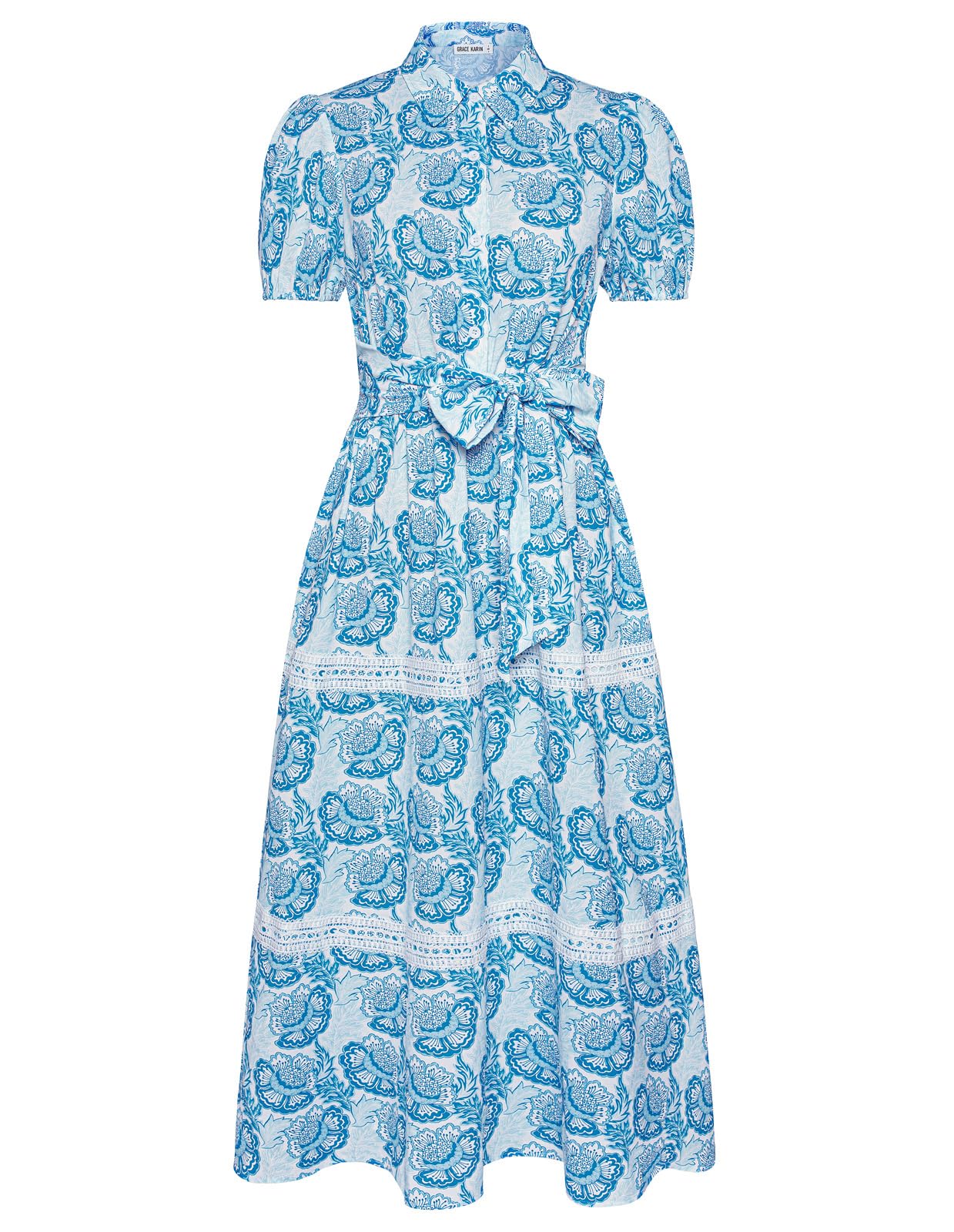 Vestido Grace Karin Para Mujer, Maxi En Forma De A, Floral Y Fluido, Para Mujer - Venta Internacional.