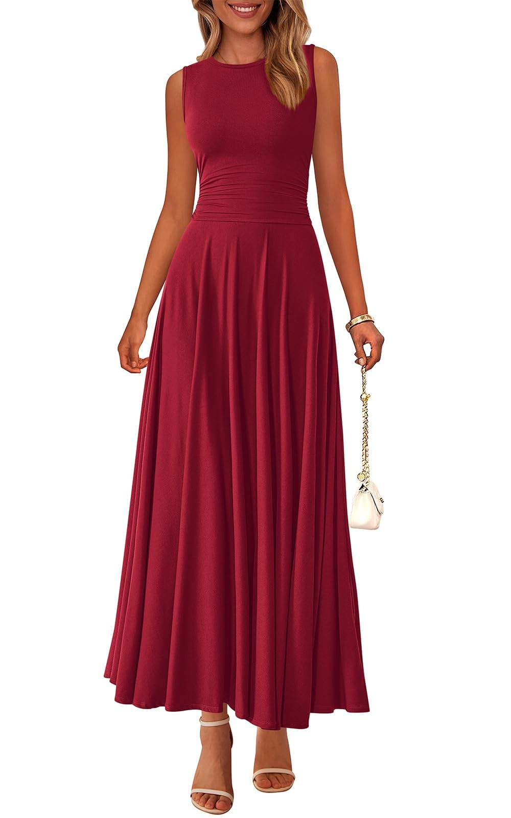 Foto 2 pulgar | Vestido Prettygarden Para Mujer, Primavera 2025, Sin Mangas, Aline Maxi - Venta Internacional.