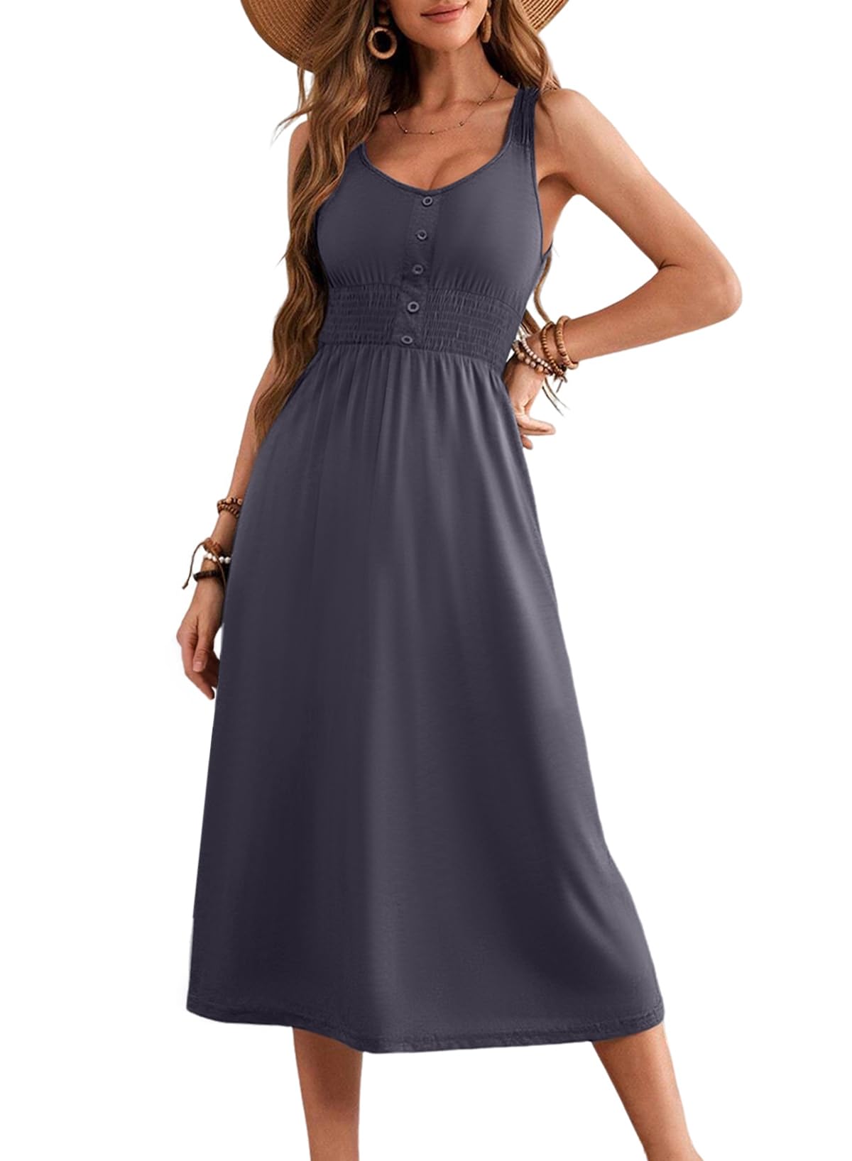 Foto 2 pulgar | Vestido De Sol Sin Mangas De Verano Dokotoo Resort Wear 2025 Para Mujer - Venta Internacional.