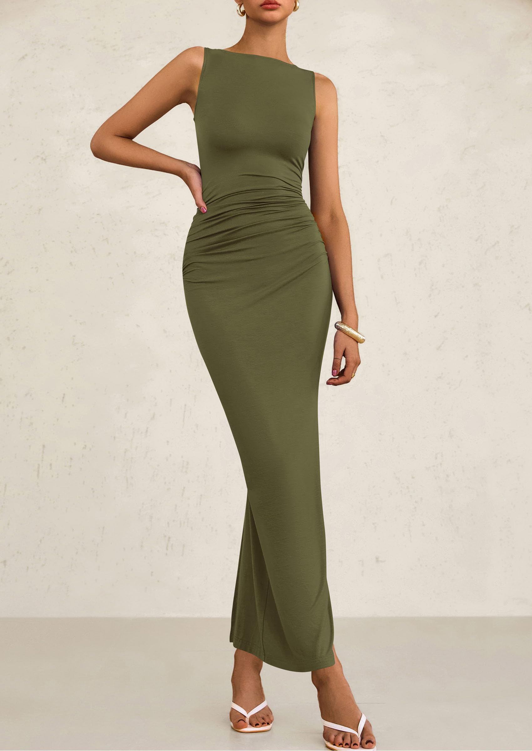 Foto 5 | Vestido Ajustado Sin Mangas Prettygarden Para Mujer, Verano 2025 - Venta Internacional.