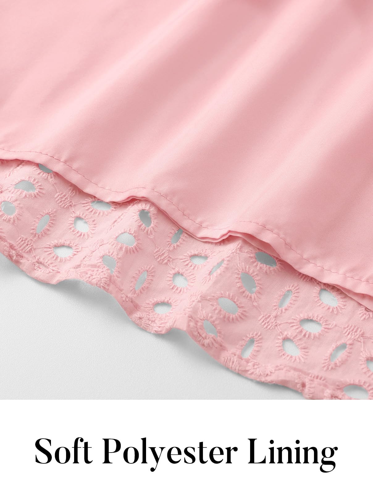 Foto 6 | Minivestido Merokeety 2025, Verano, Manga Corta, Cuello En V, Rosa - Venta Internacional.