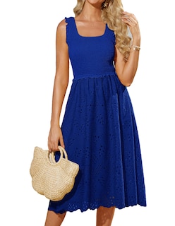 Foto 1 | Vestido Grace Karin 2025 Para Mujer, Cuello Cuadrado, Casual, Azul S - Venta Internacional.